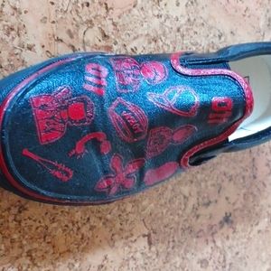 Vans RARE Stranger Things Waxed Finish Slip Ons, Unisex, Women's 9.0 & Men's 7.5